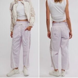 Free People Movement Champ is Here Pant • Rose Wash/White Combo FP New